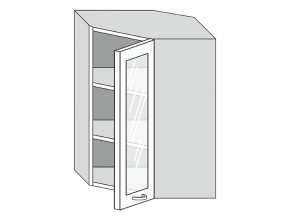 19.60.3у Шкаф настенный (h=913) угловой на 600мм со стекл. дверцей в Нефтеюганске - nefteyugansk.магазин96.com | фото