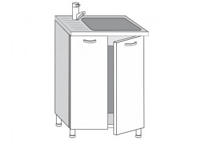 2.60.2м Шкаф-стол на 600мм под врезную мойку с 2-мя дверцами в Нефтеюганске - nefteyugansk.магазин96.com | фото