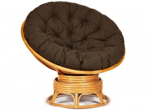 Кресло-качалка Papasan w 23/01 B с подушкой Honey, ткань Коричневый в Нефтеюганске - nefteyugansk.магазин96.com | фото