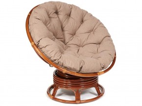 Кресло-качалка Papasan w 23/01 B с подушкой Pecan, экошерсть Коричневый в Нефтеюганске - nefteyugansk.магазин96.com | фото